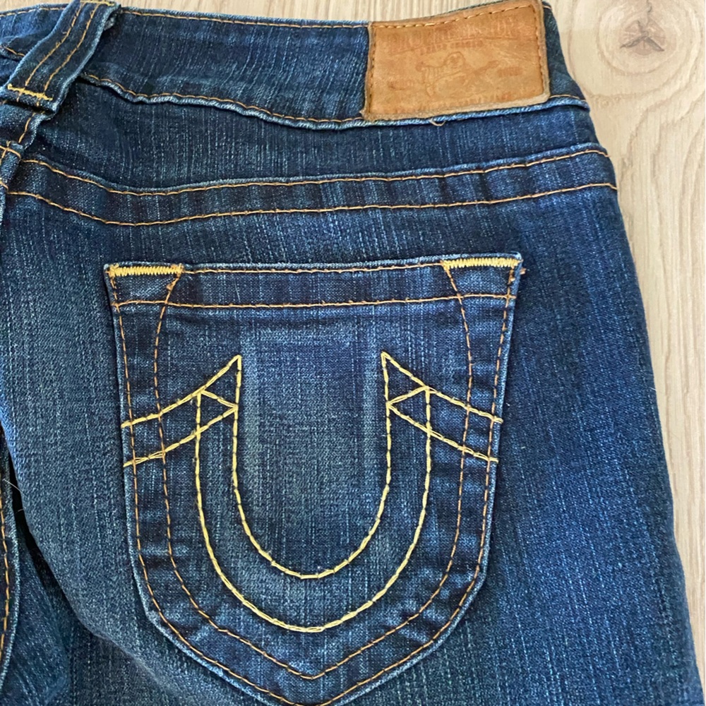 Ladies Gently Used True Religion Jeans. Size 31. Altered to a 29 inseam.
